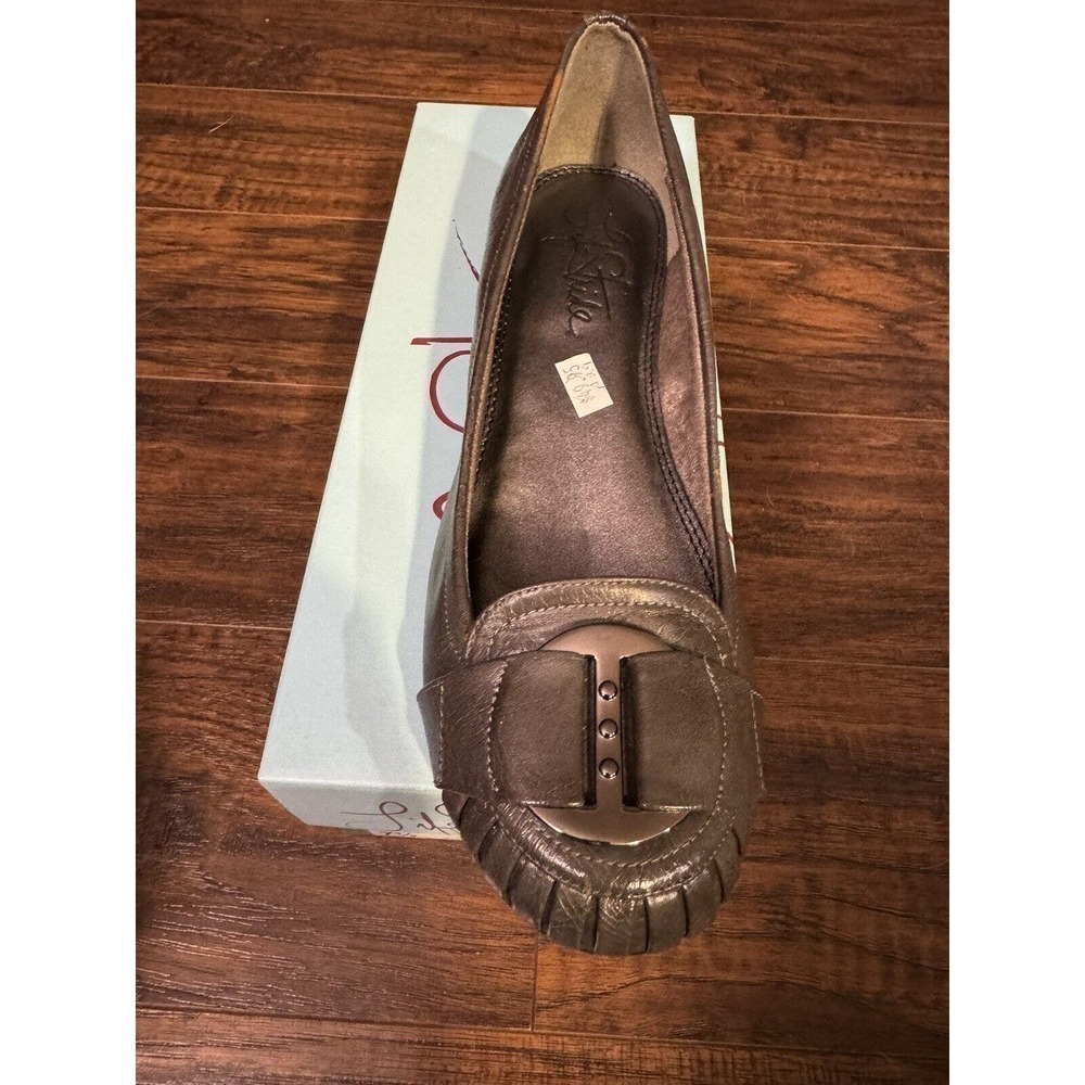 Life Stride Women's Mash-Grey Iverson Soft Comfort Flats Sz: 7.5 W